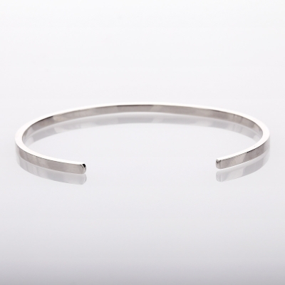 Slim Stone スリム ストーン バングル ホワイト Bracelet Velvet