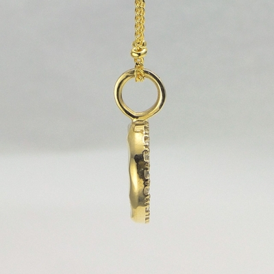 ラック スマイル ペンダント K18/ダイヤモンド Pendant Velvet