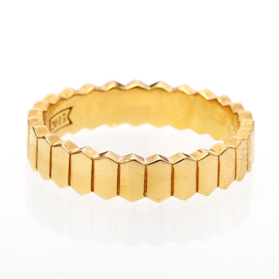 Swage block B スウェージブロックリング B/ゴールド Ring Velvet