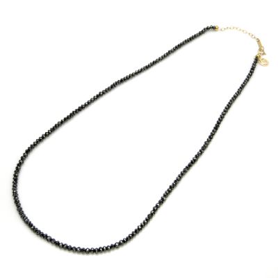 K18 ブラックダイヤモンド ネックレス 30ct 45cm Necklace Velvet ...
