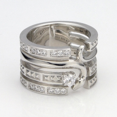 ユナイトリング ホワイト/キュービックジルコニア Ring Velvet Lounge